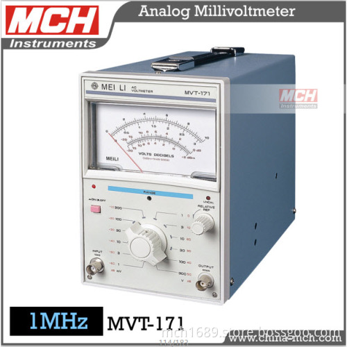 300V, 5Hz~1MHz, 1mv-300V Single Needle Millivoltmeter, Voltmeter, Voltage Tester, Voltage Meter\ (MVT-171)